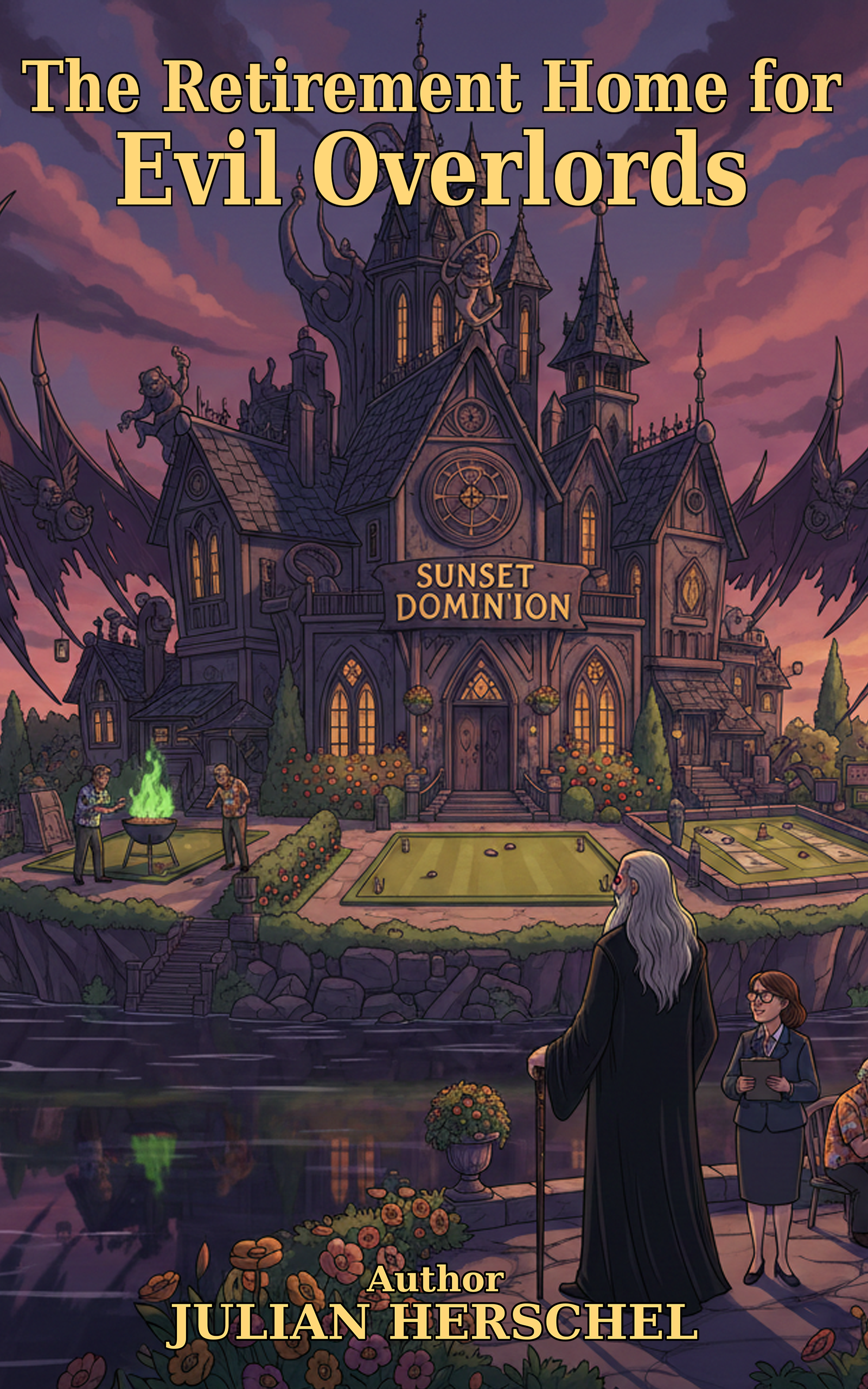 Cover art for The Retirement Home for Evil Overlords